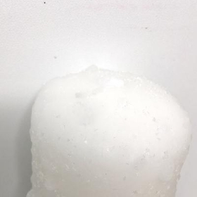 White Snowy Candle 15cm